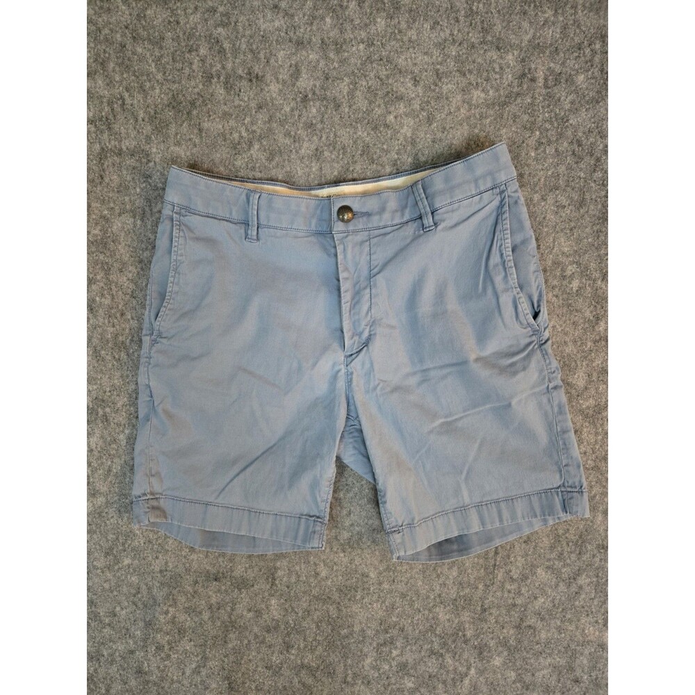 Faherty Island Life Mens Shorts 31 Blue Organic Cotton MBS2203-SBD Coastal Chino
